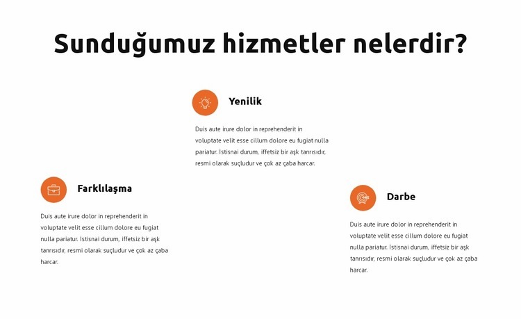 Danışmanlık hizmetleri bloğu Açılış sayfası