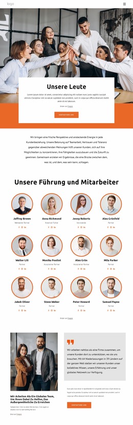 Team Der Beratungsfirma - Moderne Joomla-Vorlage