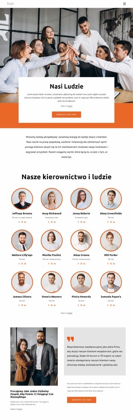 Zespół Firmy Konsultingowej - Nowoczesny Szablon Joomla