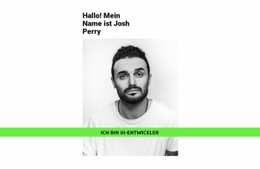 Kostenlose Online-Vorlage Für Talentierter Entwickler