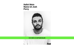 Talentierter Entwickler - Benutzerfreundliche Zielseite