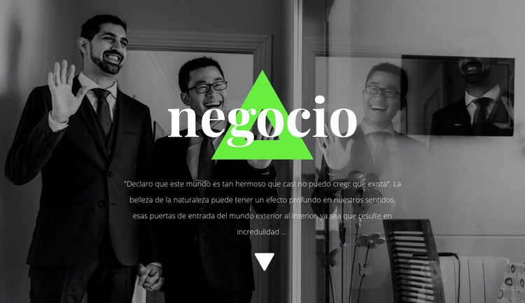 Compañeros de negocio Plantilla de sitio web