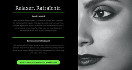Détendez-Vous Et Rafraîchissez-Vous – Téléchargement Du Modèle HTML