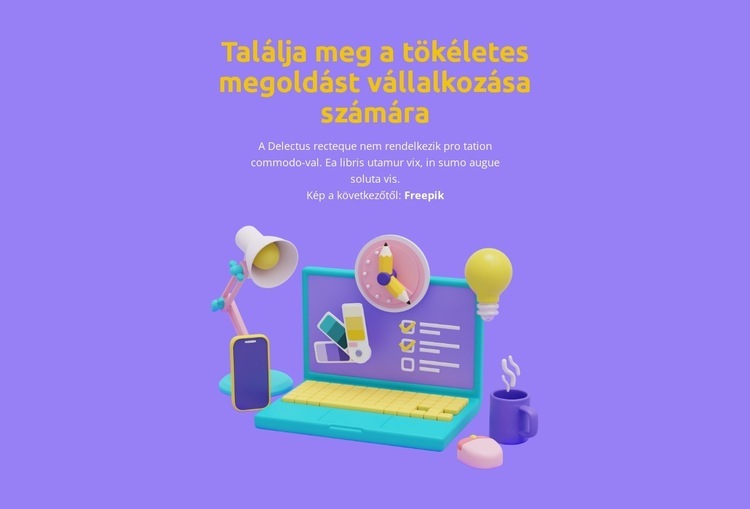 Találkozzon a tanácsadóval Weboldal sablon