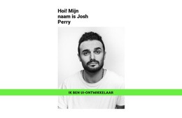 Getalenteerde Ontwikkelaar - Aanpasbaar Professioneel Ontwerp