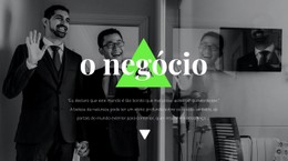 Parceiros De Negócios Modelo De Página De Destino