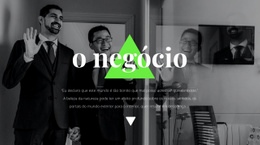 Parceiros De Negócios - Página De Destino Fácil De Usar