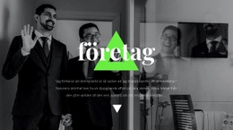 Affärspartners - Gratis HTML-Mall