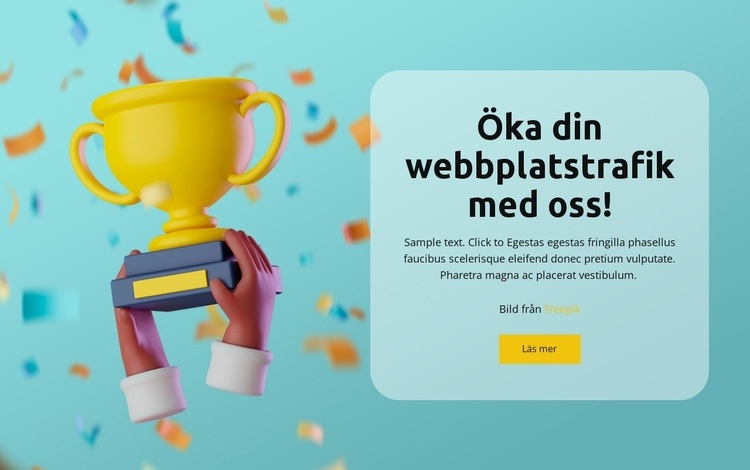 Konsultutveckling HTML-mall