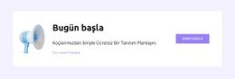 Şirketin Eksiksiz Yolculuğu - Ücretsiz Web Sitesi Maketi