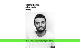 Yetenekli Geliştirici - Özelleştirilebilir Profesyonel Tasarım