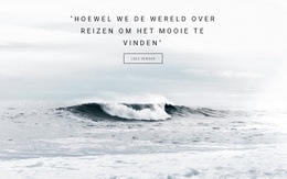 Ocean Springs-Tochten - Multifunctionele Website-Mockup