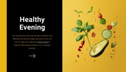 Healthy Evening Free CSS Website