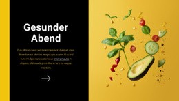 Premium-HTML5-Vorlage Für Gesunder Abend