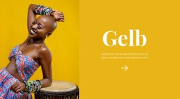 Heller Afrikanischer Stil - Benutzerfreundlicher Website-Builder