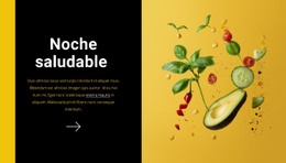 Un Diseño De Sitio Web Exclusivo Para Noche Saludable