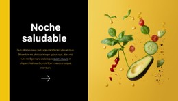 Noche Saludable Plantilla De Sitio Web CSS Gratuita