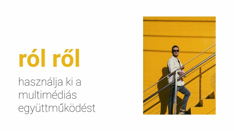 A karriernövekedésről Weboldal sablon