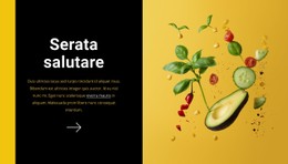 Serata Salutare Modello Di Sito Web CSS Gratuito