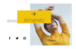 Tendência De Cor Amarela - Tema WordPress E WooCommerce