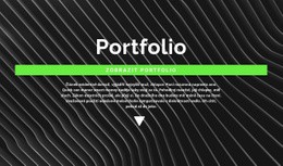 Podívejte Se Na Naše Portfolio – Stažení Šablony Webu