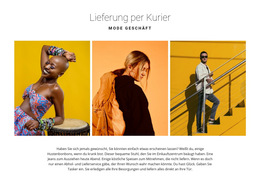 Benutzerdefinierte Schriftarten, Farben Und Grafiken Für Galerie Mit Heller Mode