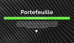 Consultez Notre Portefeuille - Modèle De Fonctionnalité D'Une Page