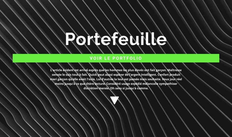 Consultez notre portefeuille Modèle d'une page