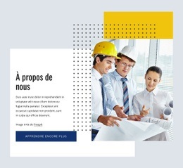 Bureau D'Études En Architecture - Page De Destination Professionnelle