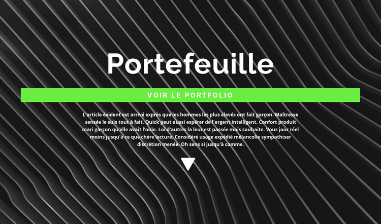 Consultez notre portefeuille Thème WordPress