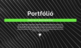 Tekintse Meg Portfóliónkat - Egyoldalas Sablon