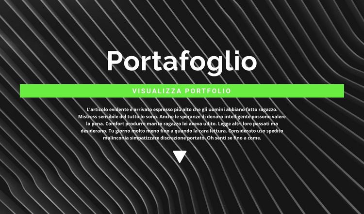 Dai un'occhiata al nostro portafoglio Modello HTML5