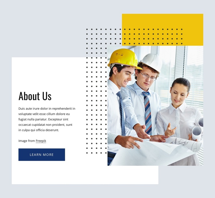 Architecture research office Joomla Page Builder