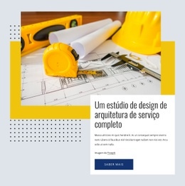 Construtor De Sites Gratuito Para Um Estúdio De Design Com Serviço Completo