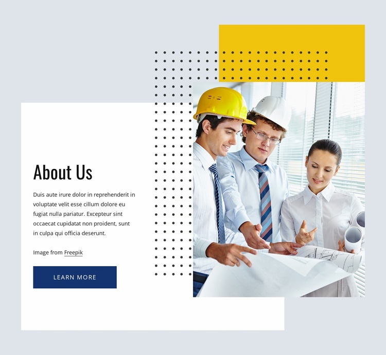 Architecture research office Website Template