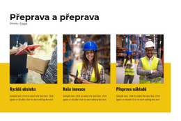 Logistika A Skladování Jednoduchá Šablona CSS