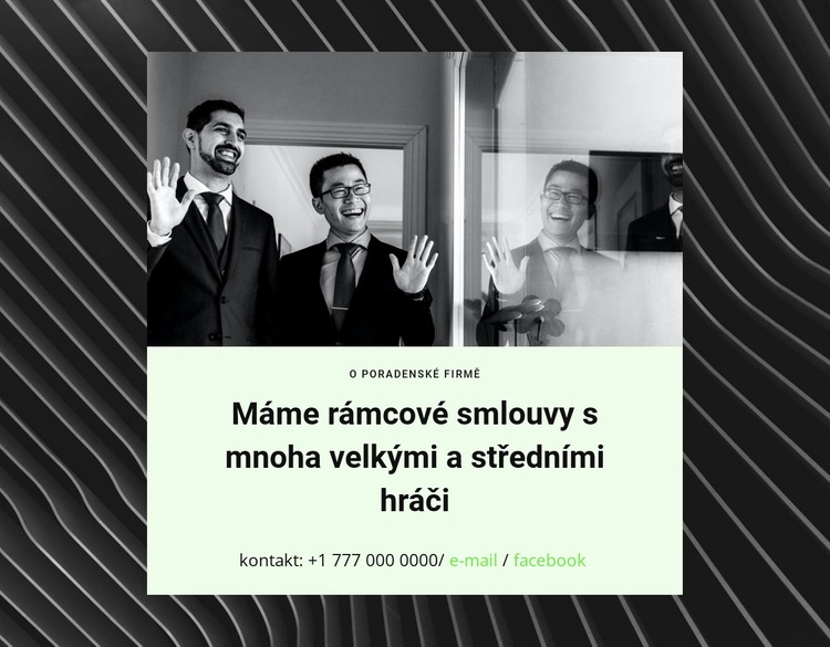 Vše začíná myšlenkou Šablona HTML