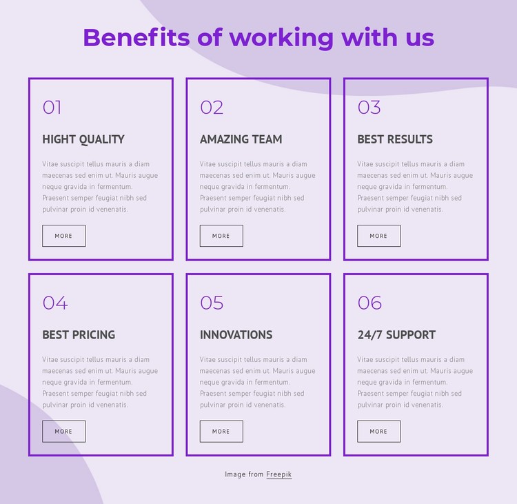Benefits of working with our consultants CSS Template
