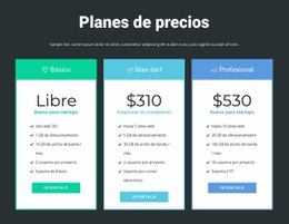 Bloque De Precios Receptivo