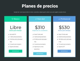 Bloque De Precios Receptivo