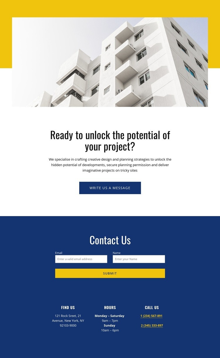 Architecture and design firm Html Code Example