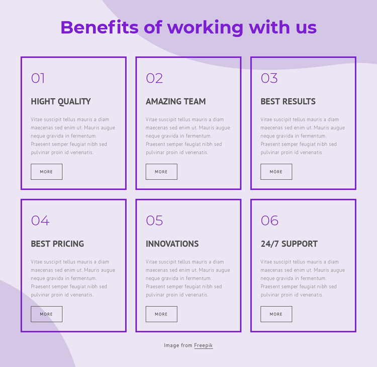 Benefits of working with our consultants Joomla Template