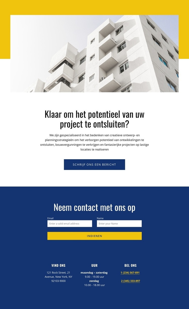 Architectuur- en ontwerpbureau Html Website Builder