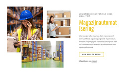 Magazijnautomatisering - Functionaliteit WordPress-Thema