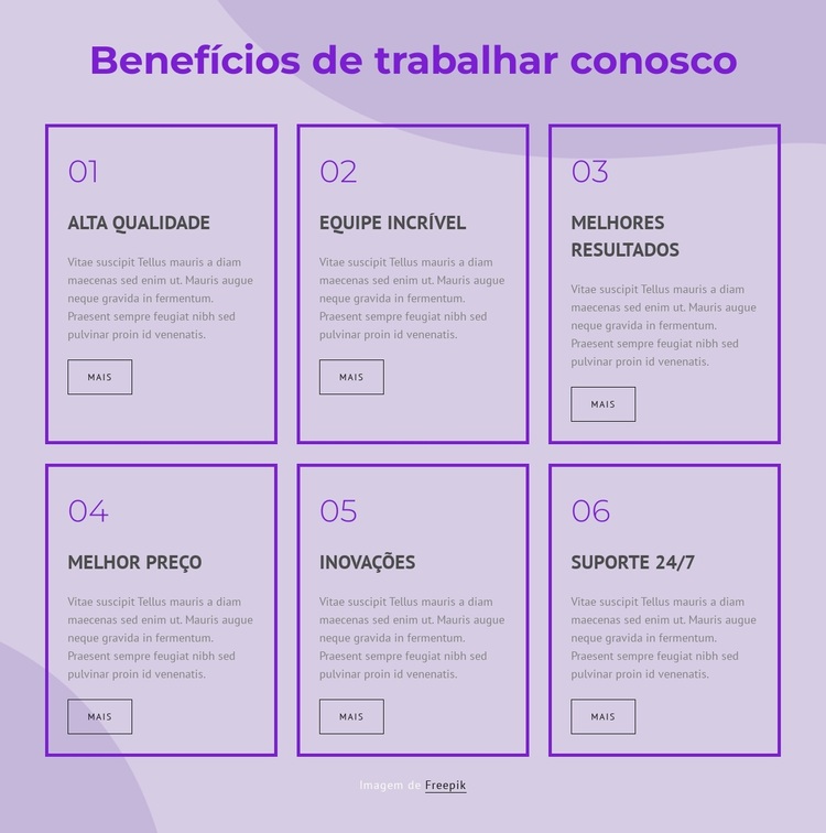 Benefícios de trabalhar com nossos consultores Tema WordPress