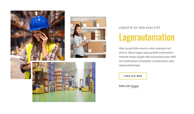 Lagerautomation CSS -mall