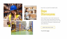 Depo Otomasyonu - Profesyonel HTML5 Şablonu