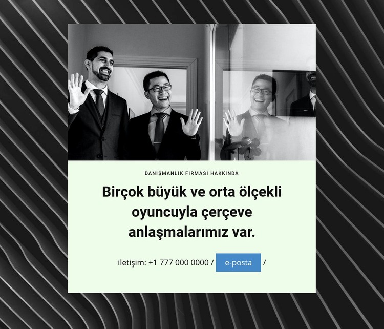 Her şey fikirle başlar HTML5 Şablonu