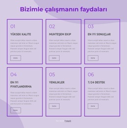 Danışmanlarımızla Çalışmanın Faydaları - Tek Sayfalık Tema