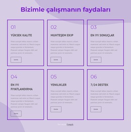 Danışmanlarımızla Çalışmanın Faydaları - Web Sitesi Oluşturucu Şablonu